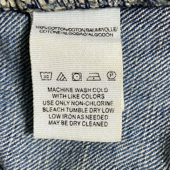 Free People Button Fly High Rise Jean Shorts Size 30 - Picture 5 of 6